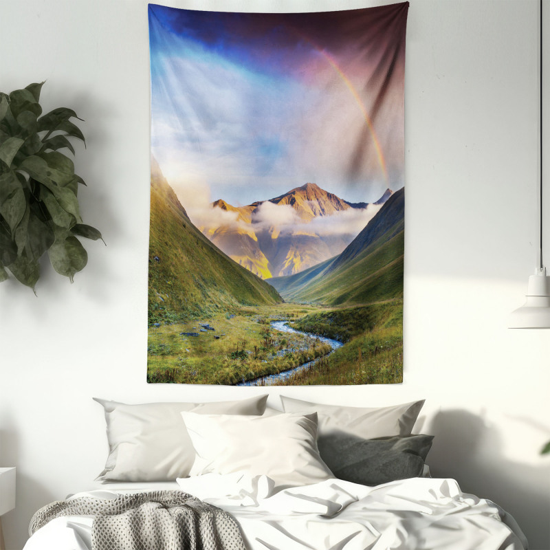 Meadow Riverbed Mist Tapestry