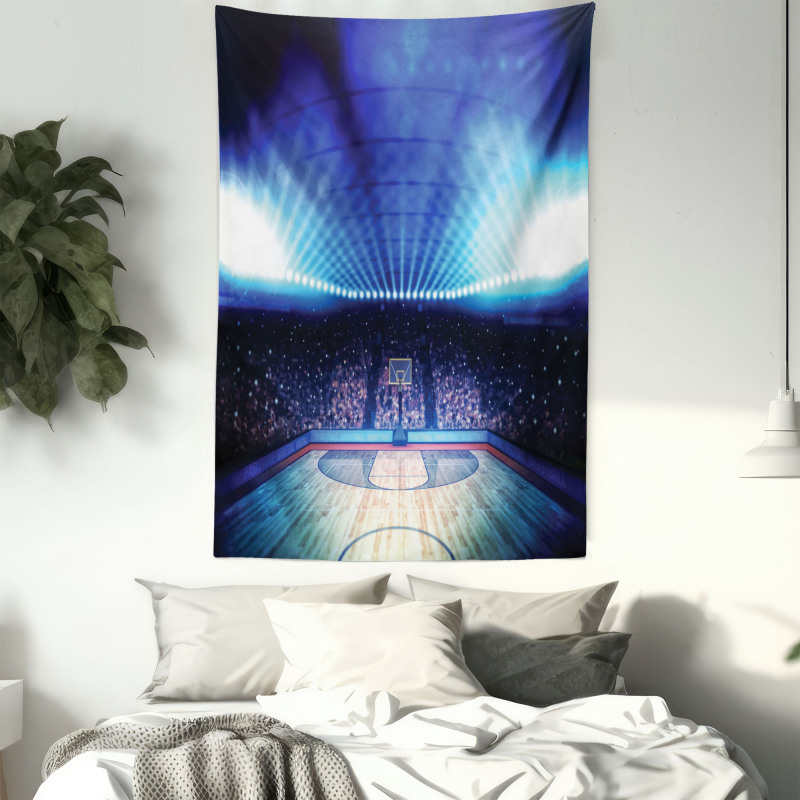 Basketball Arena Game Tapestry