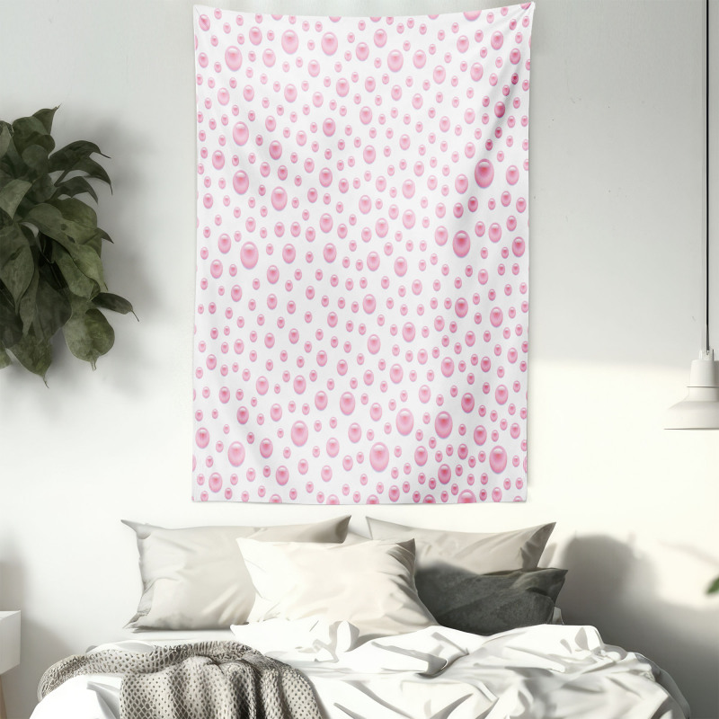 Baby Pink Bridal Theme Tapestry