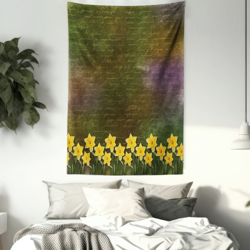 Bridal Spring Flowers Tapestry