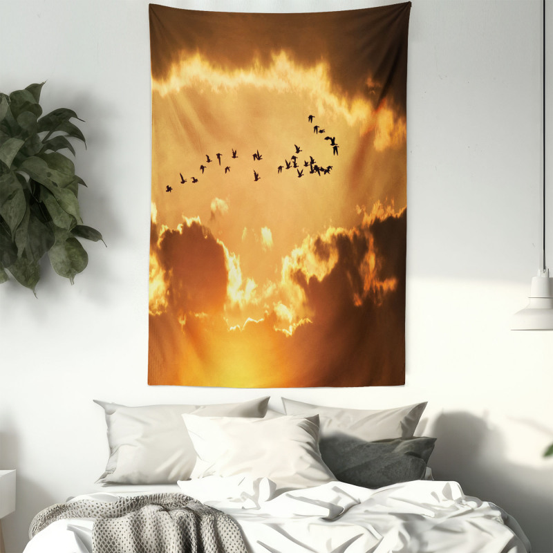 Flyingt Sunset Freedom Tapestry