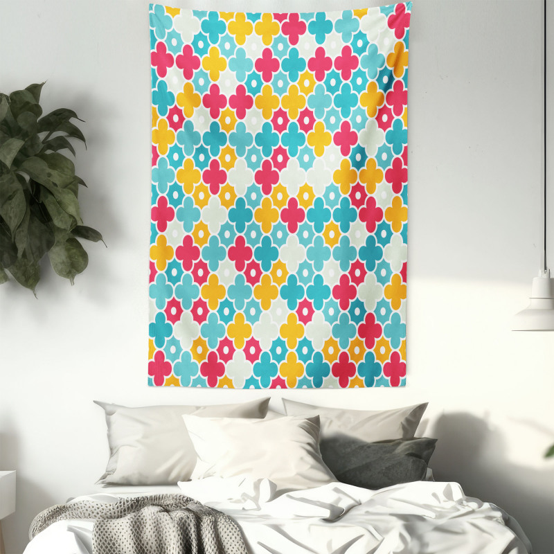 Kid Theme Colorful Petal Tapestry