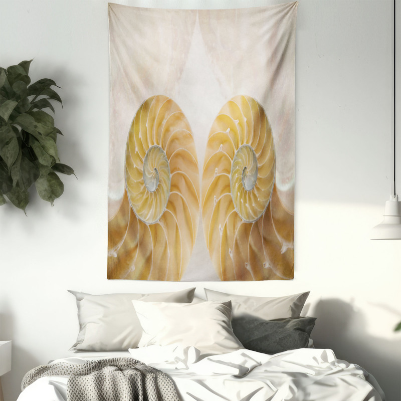Symmetrical Seashells Tapestry