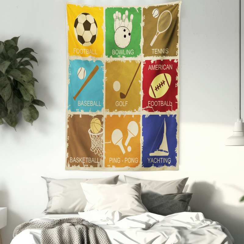 Sports Art Tapestry