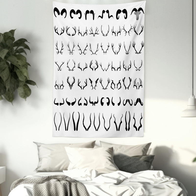 Horns of Antelope Buffalo Tapestry