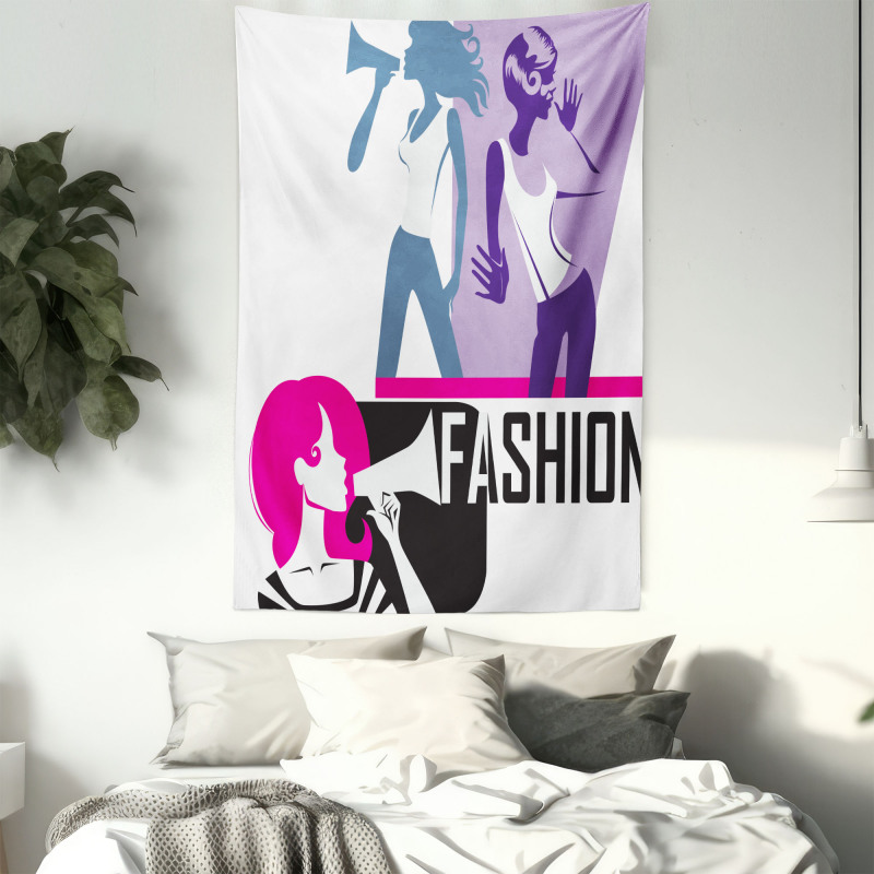 Modern Lady Fashion Tapestry