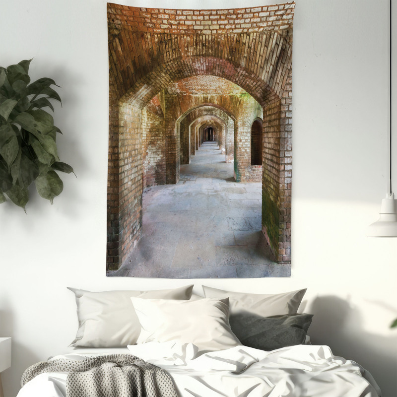 Brick Arches Dry Tortugas Tapestry