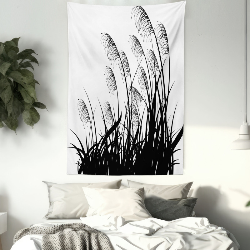 Bushes Wild Field Tapestry