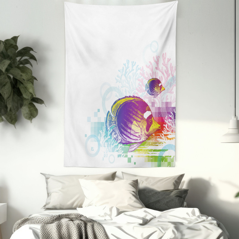 Fish Sea Theme Tapestry