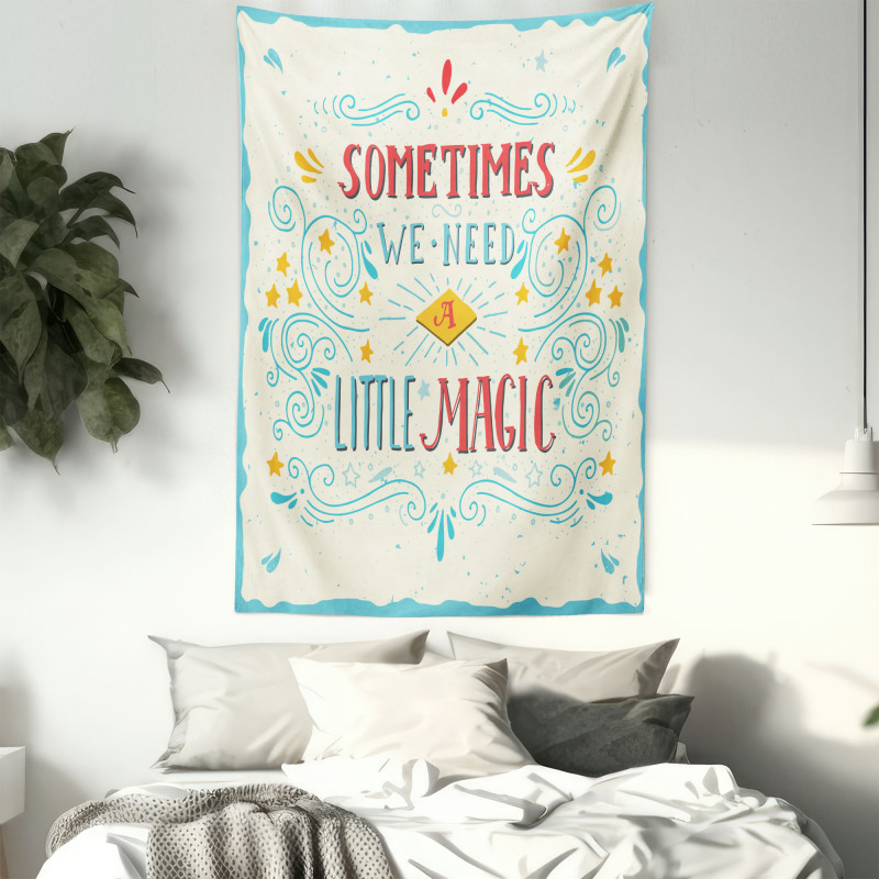 Magic Words Art Tapestry