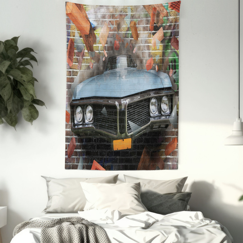 Graffiti Style Street Art Tapestry