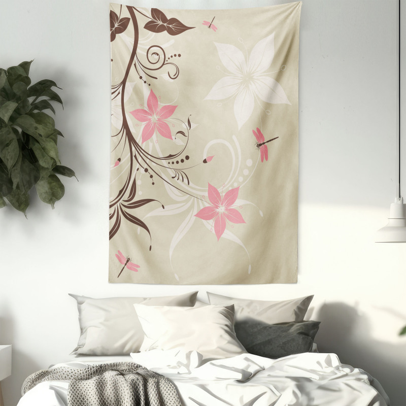 Flying Dragonflies Tapestry