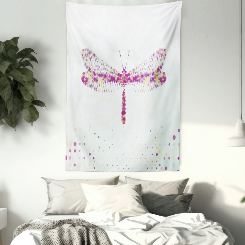 Flying Dragonfly Tapestry
