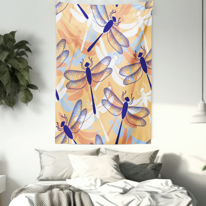 Dragonfly Pattern Boho Tapestry