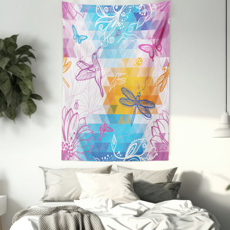 Butterflies Dragonflies Tapestry