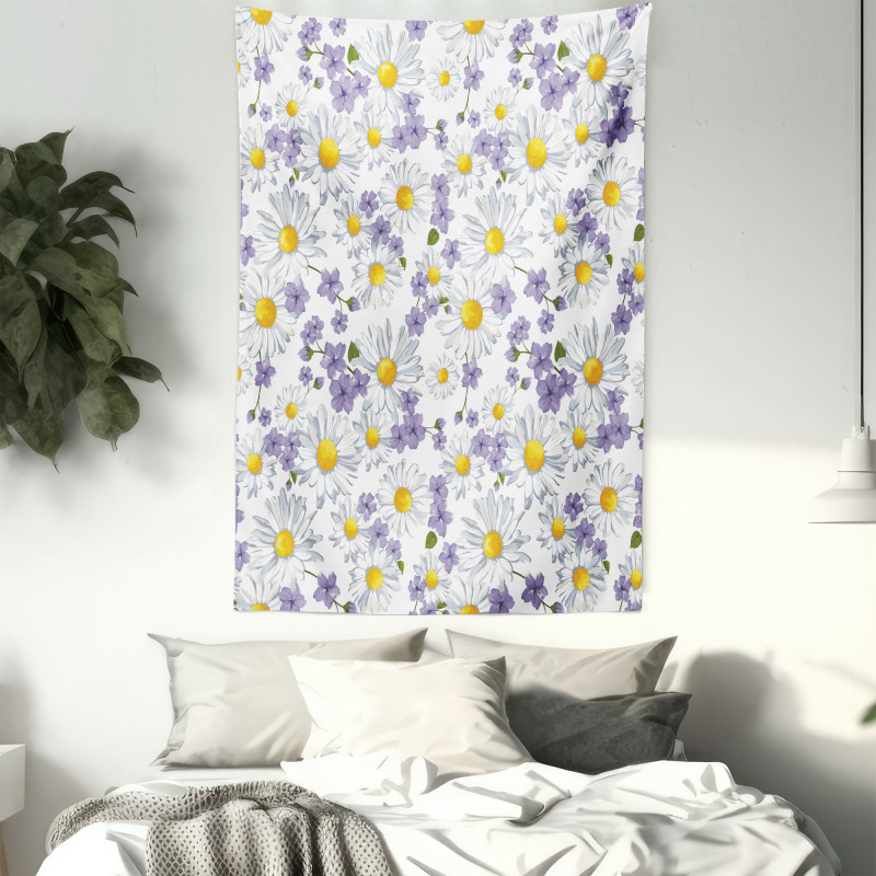 Blossoming Wild Flowers Tapestry