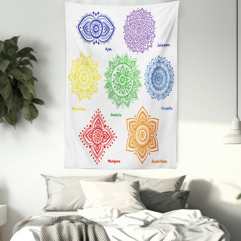 Colorful Chakra Tapestry