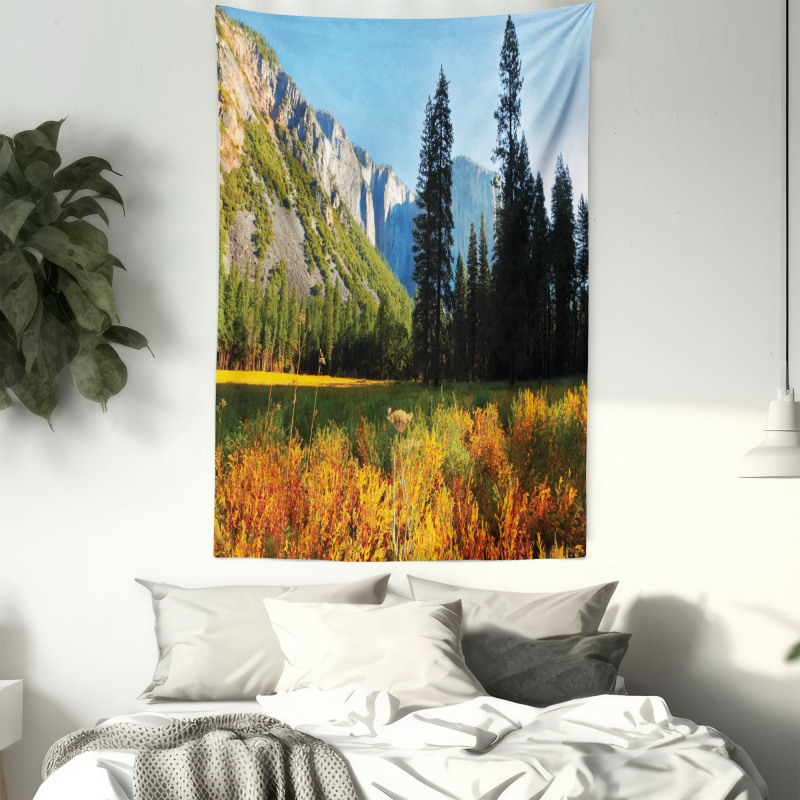 Birds over Mountains Tapestry