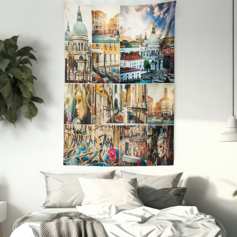 Venice Cityscape Canal Tapestry