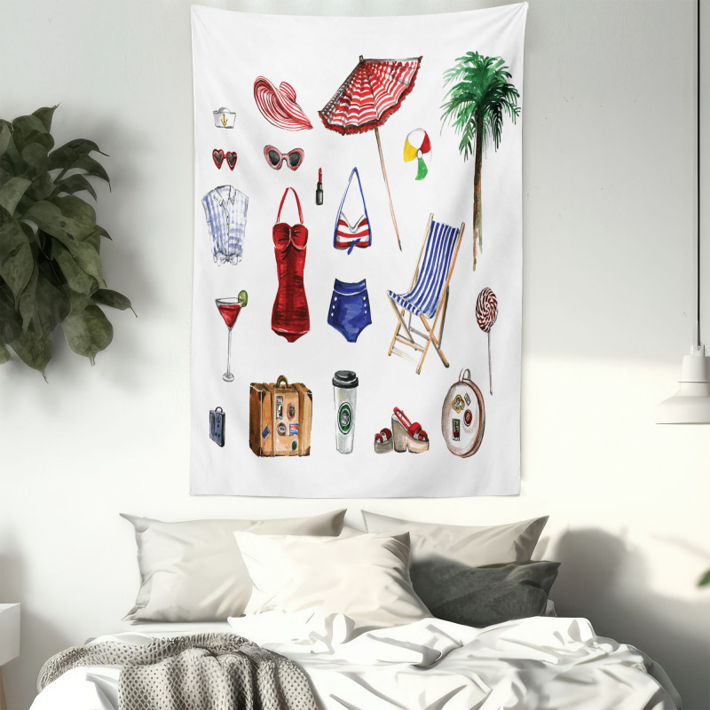 Female Summer Fashion Tapestry