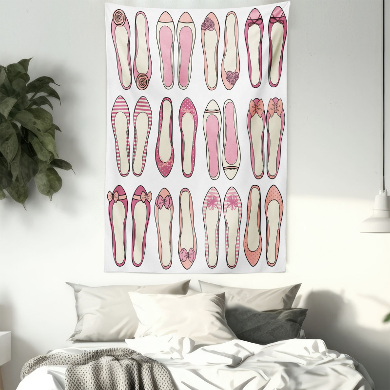 Ballerina Ballet Shoes Tapestry