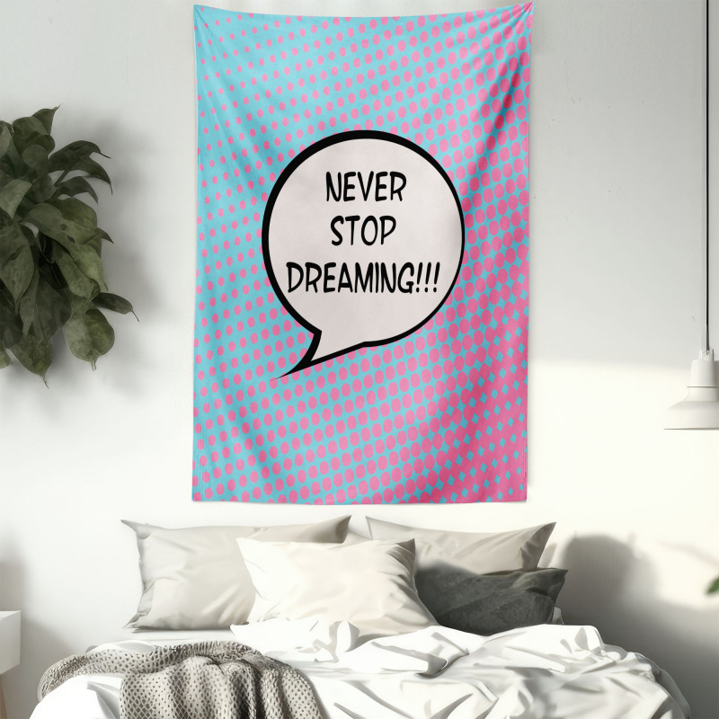 Cartoon Motivation Art Tapestry