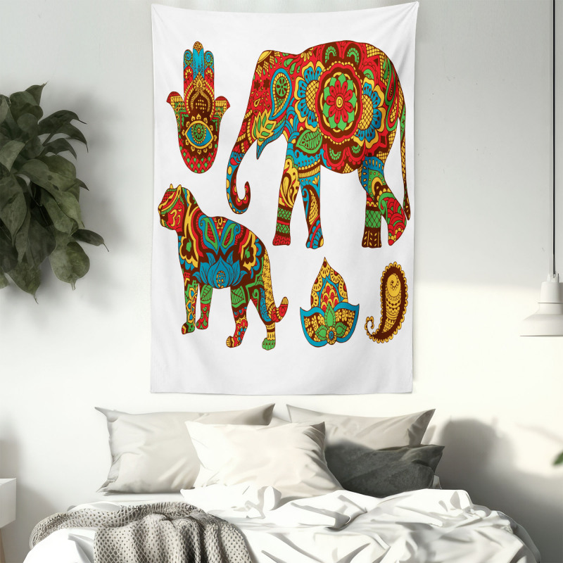 Animals Ornate Tapestry