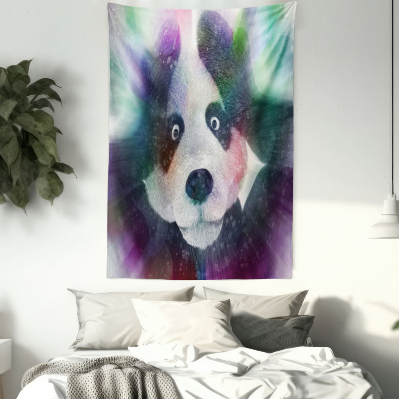 Psychedelic Panda Tapestry