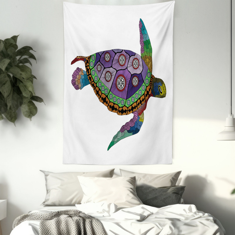 Sea Turtle Animal Tapestry