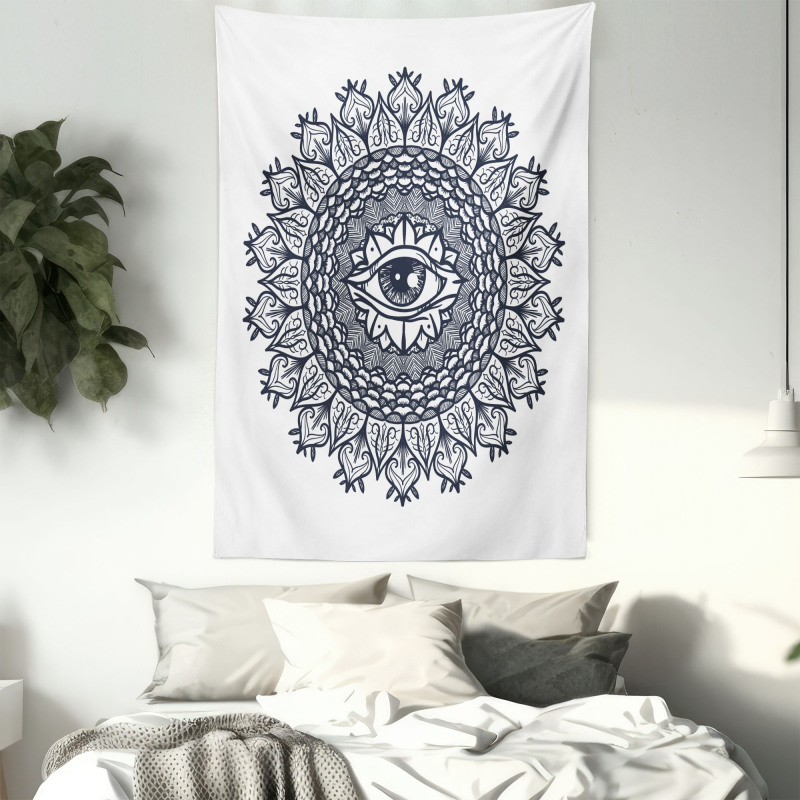 Vintage Tribal Mandala Tapestry