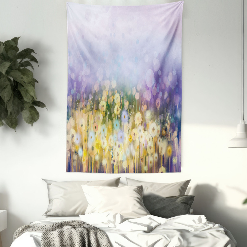 Idyllic Pastoral Flower Tapestry