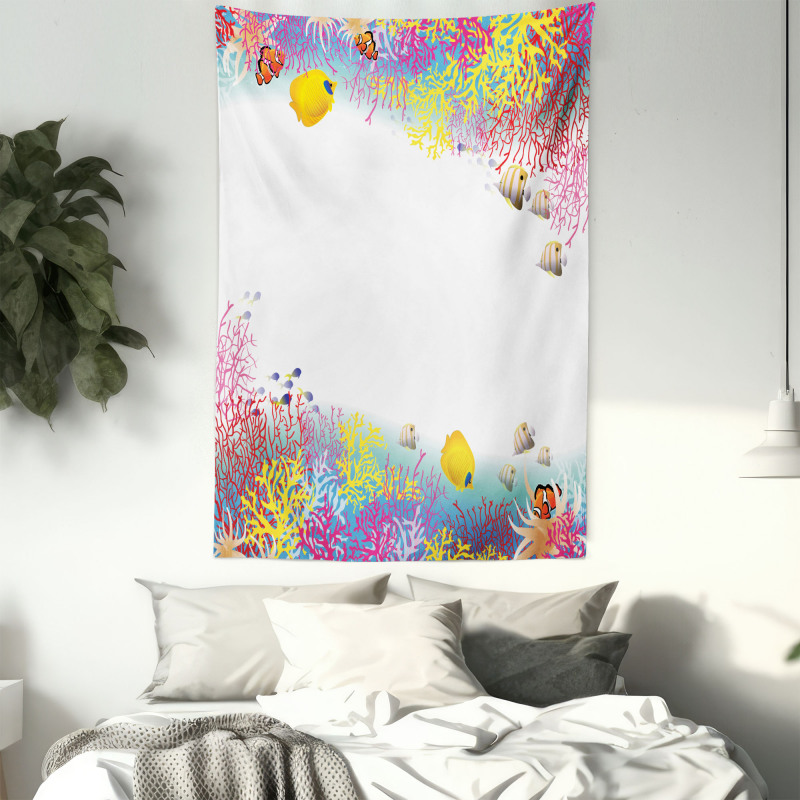 Aquatic Animals Fish Tapestry