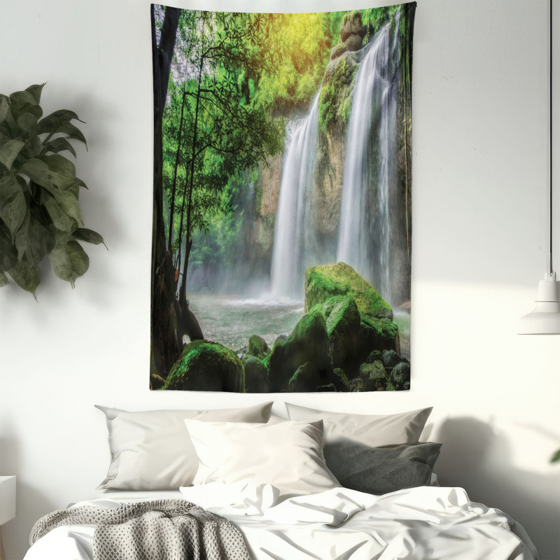 Waterfall Nature Exotic Tapestry