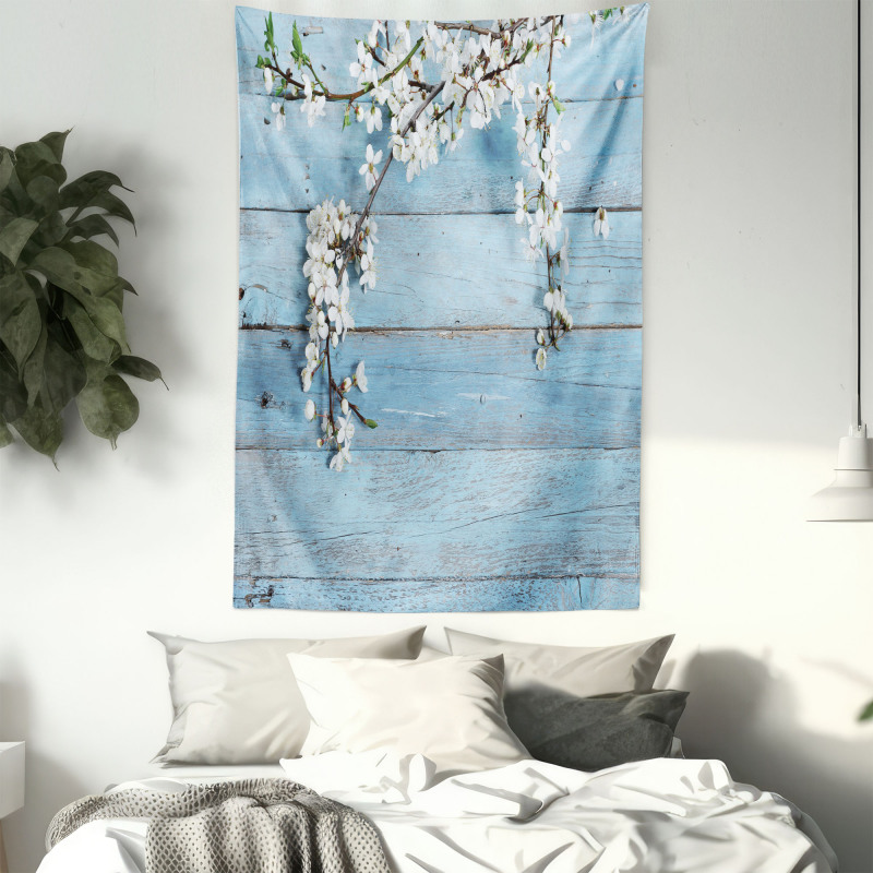 Spring Flowers Branches Tapestry