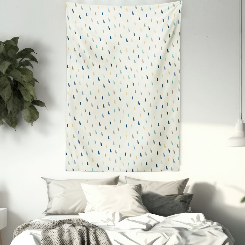 Colorful Droplet Pattern Tapestry