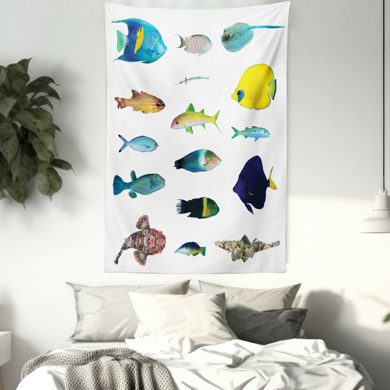 Marine Life Creatures Tapestry