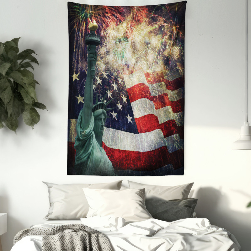 Fireworks 4th of July Tapestry