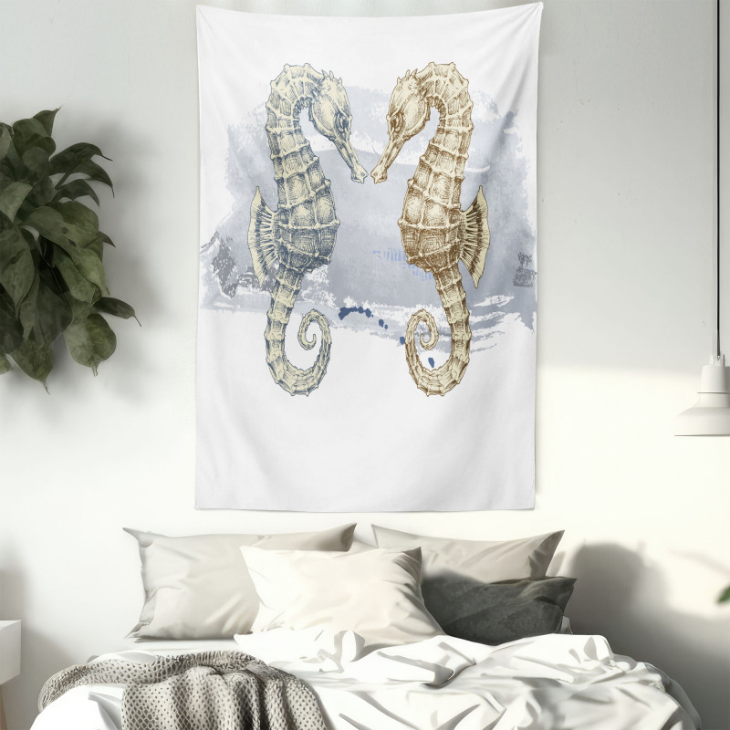 Seahorse Lovers Tapestry