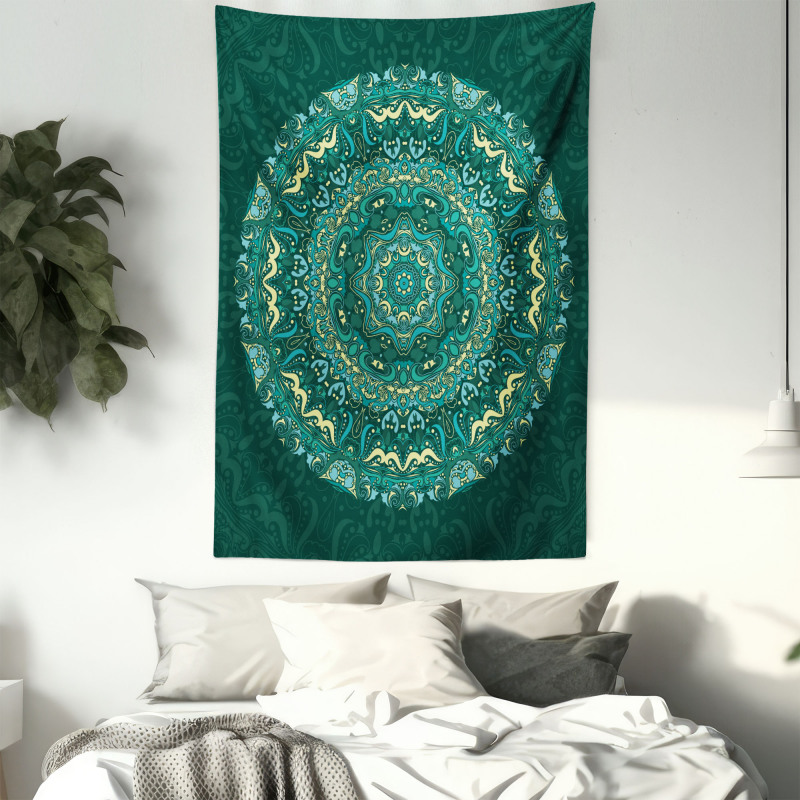 Eastern Mandala Tapestry