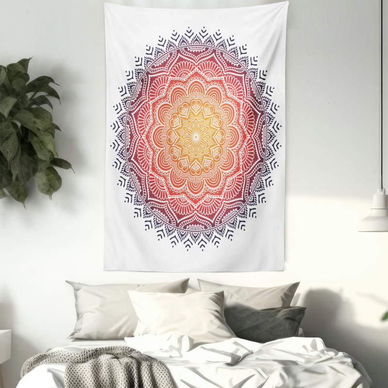 Mandala Orient Heart Tapestry