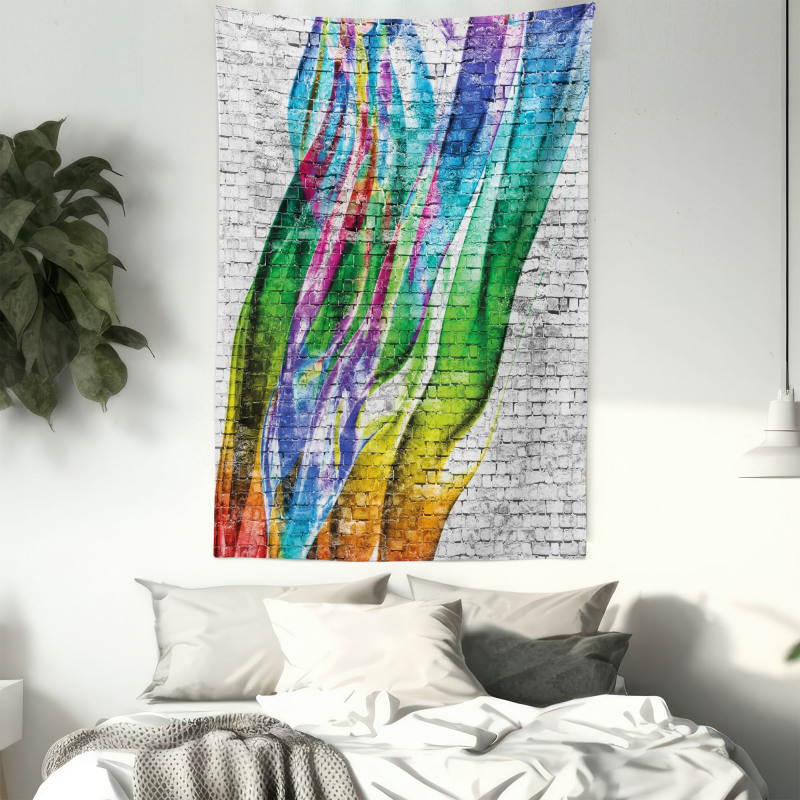 Colorful Retro Tapestry