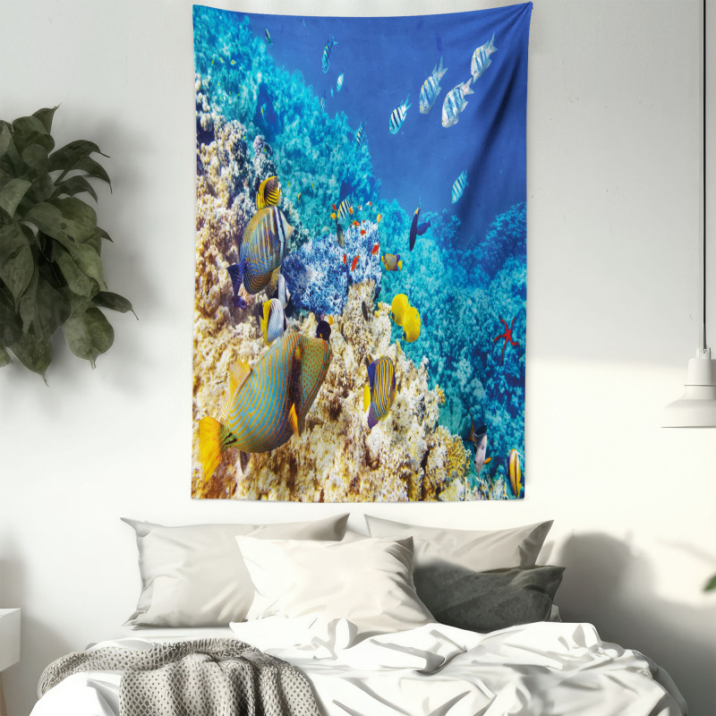 Aquatic Corals Tapestry