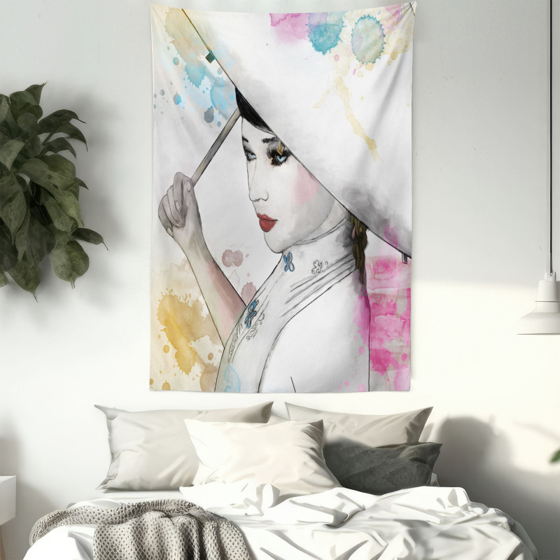 Lady Splash Style Tapestry