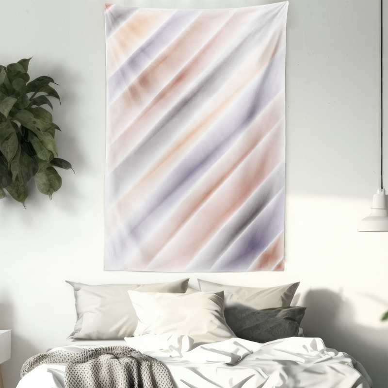 Blurred Stripes Modern Tapestry