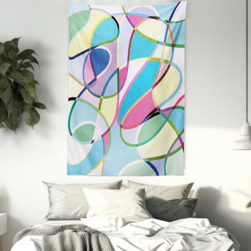 Colorful Lines Tapestry