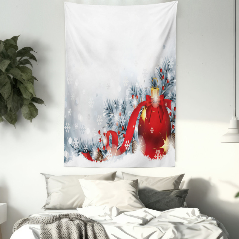 Snow Balls Tapestry