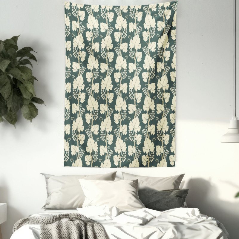 Floral Farming Pattern Tapestry