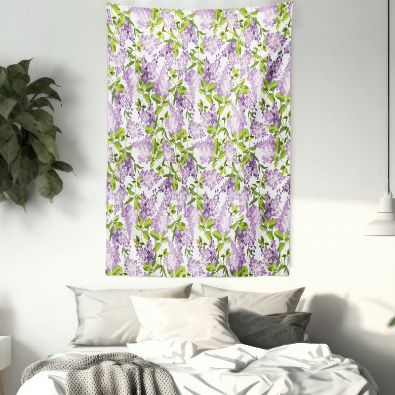 Botanic Spring Plants Tapestry