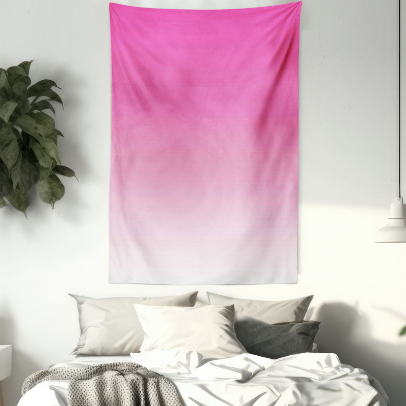 Digital Hot Pink Design Tapestry