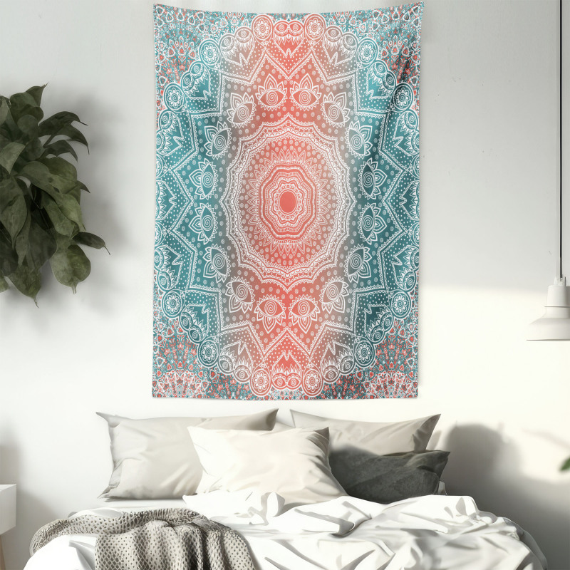 Modern Mandala Tapestry